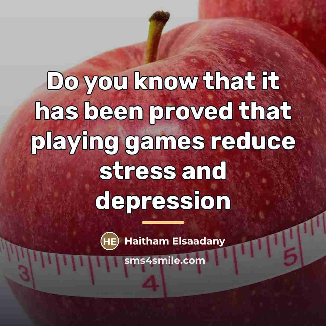 “Do you know that it has been proved that playing…” quote by Haitham Elsaadany
