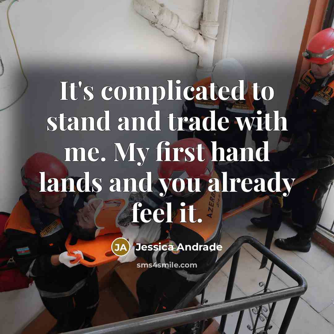 “It's complicated to stand and trade with me. My first…” quote by Jessica Andrade
