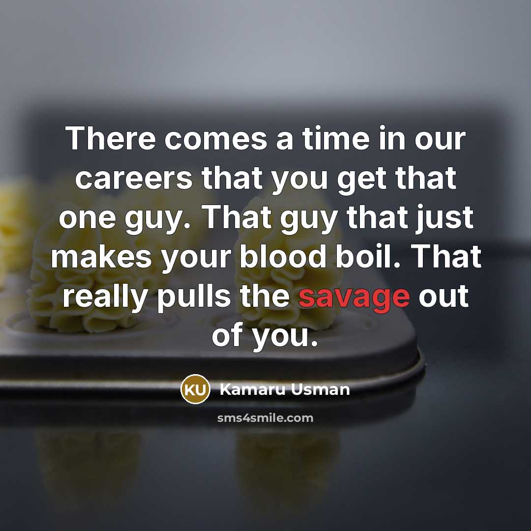 “There comes a time in our careers that you get…” quote by Kamaru Usman