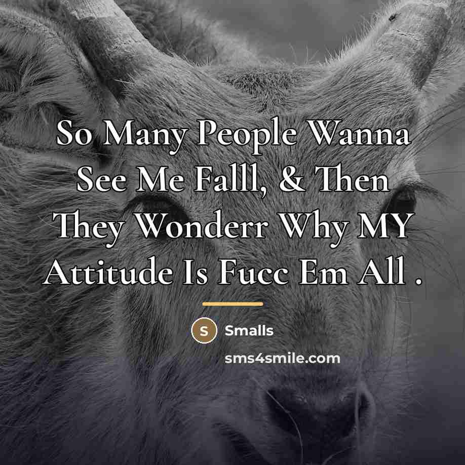 “So Many People Wanna See Me Falll, & Then They…” quote by Smalls