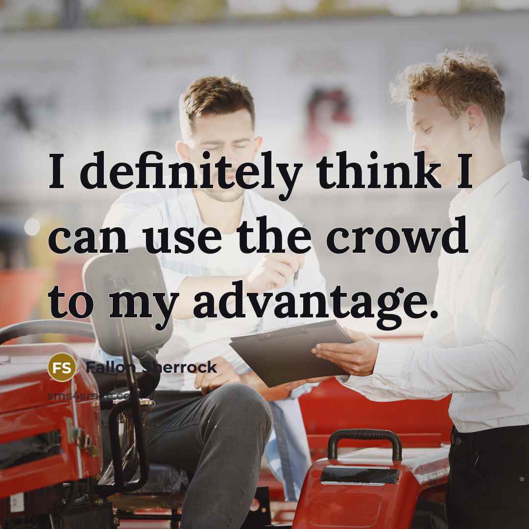 “I definitely think I can use the crowd to my…” quote by Fallon Sherrock