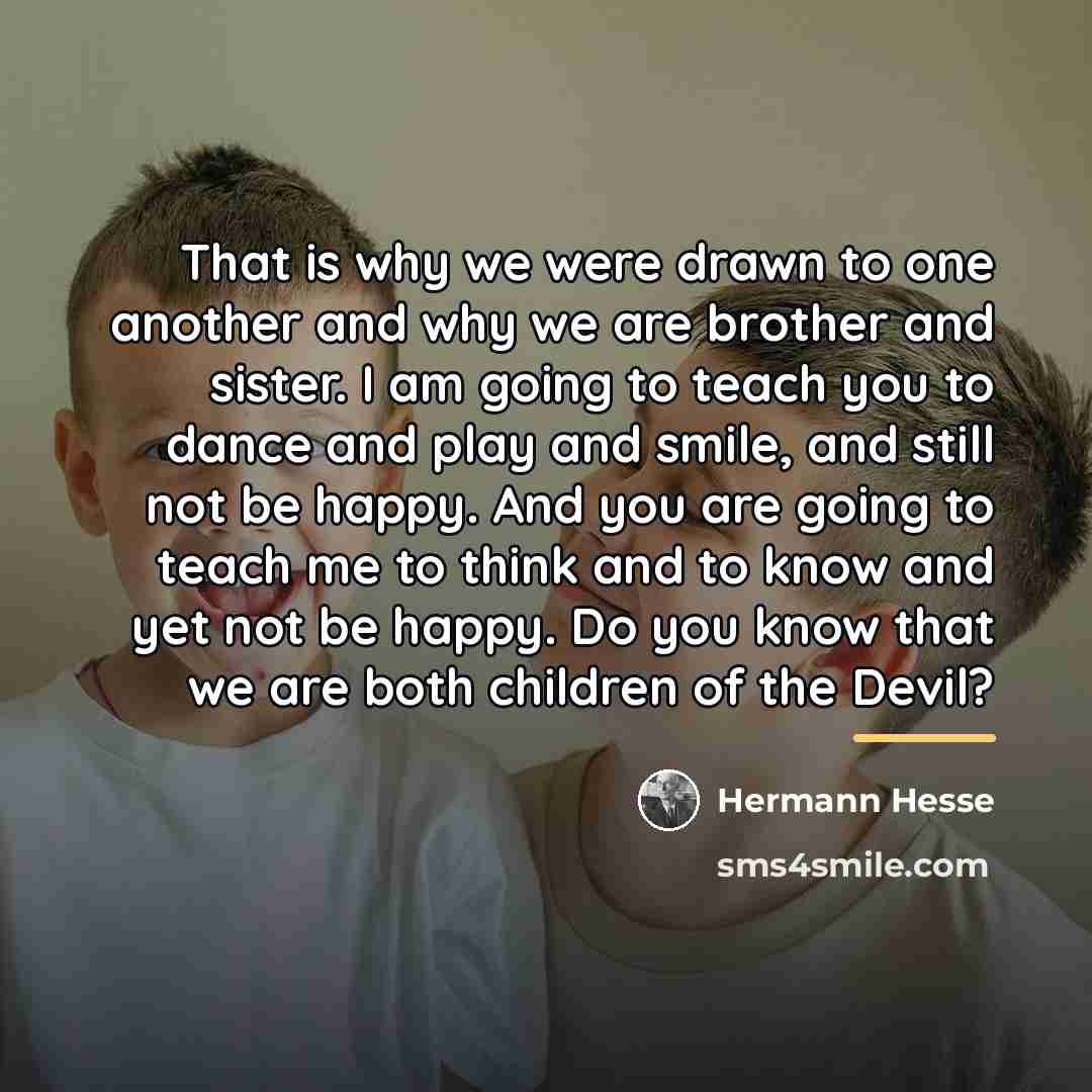 “That is why we were drawn to one another and…” quote by Hermann Hesse