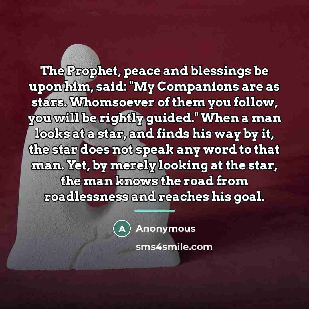 “The Prophet, peace and blessings be upon him, said: "My…” quote by Anonymous