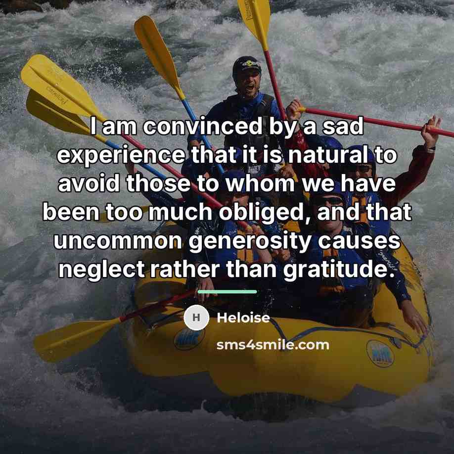 “I am convinced by a sad experience that it is…” quote by Heloise