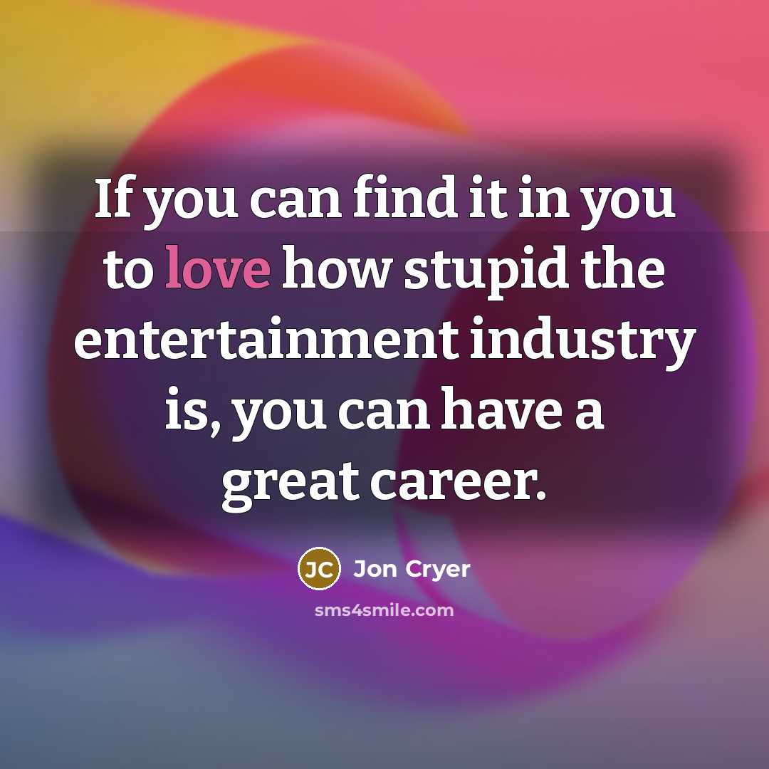 “If you can find it in you to love how…” quote by Jon Cryer