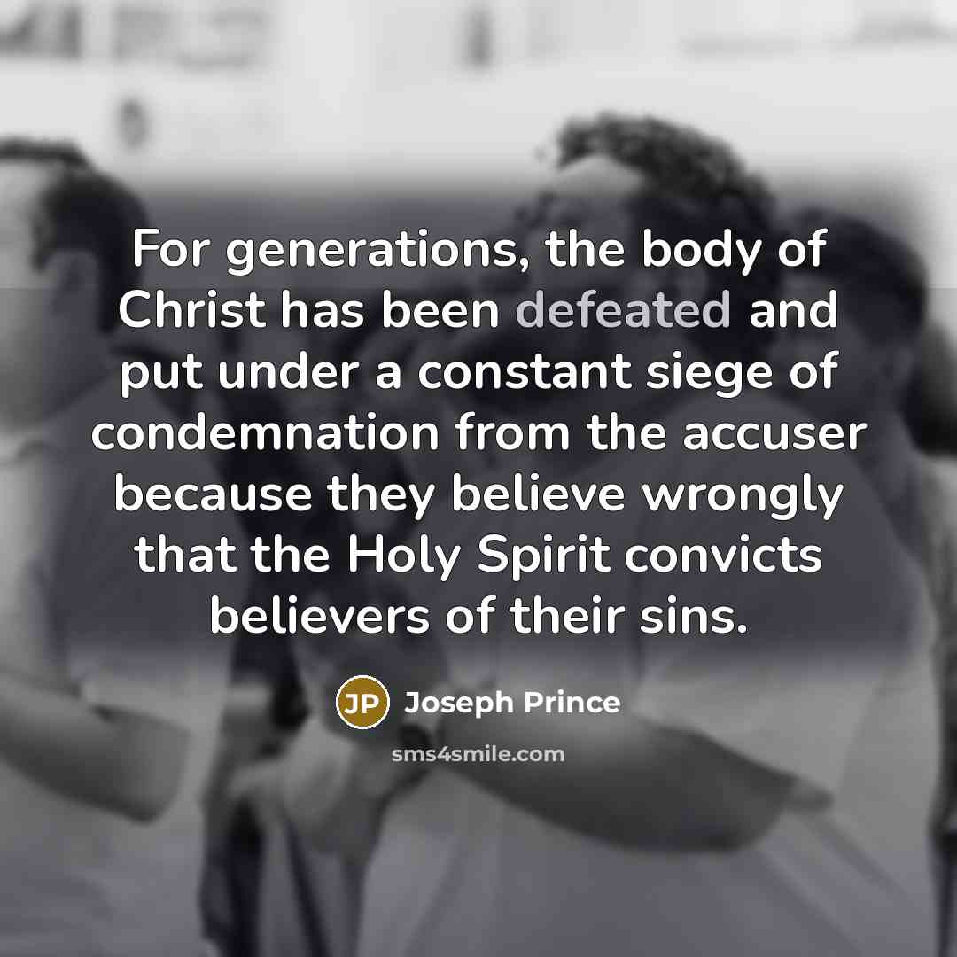 “For generations, the body of Christ has been defeated and…” quote by Joseph Prince