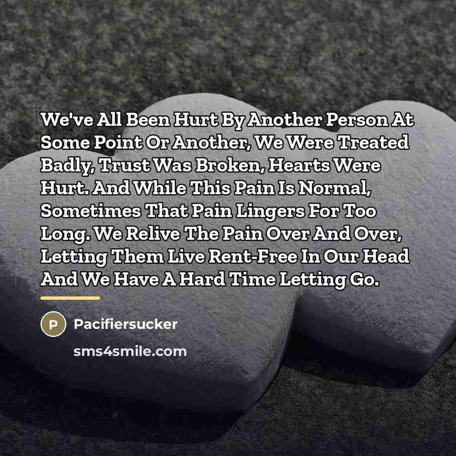 “We've All Been Hurt By Another Person At Some Point…” quote by Pacifiersucker