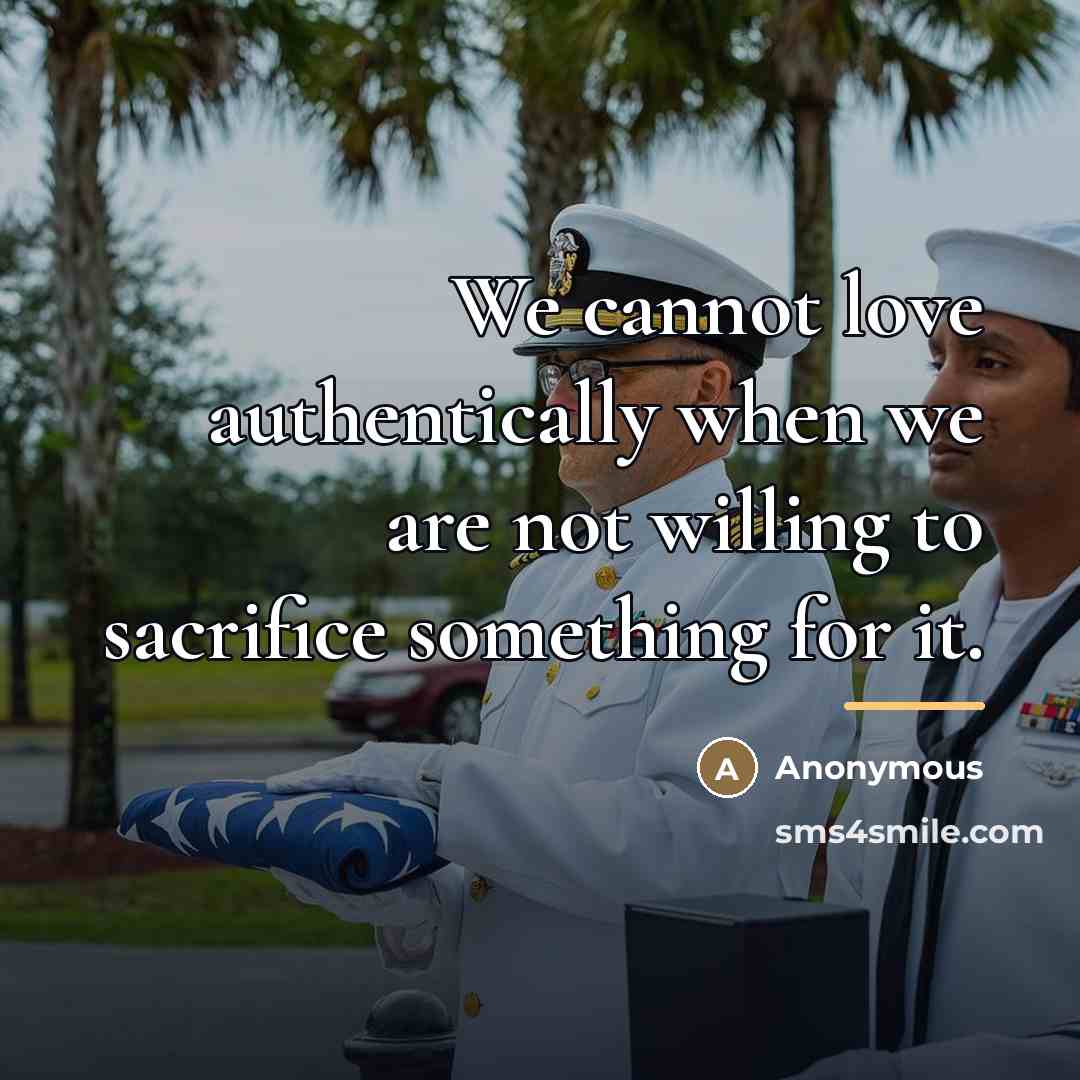 “We cannot love authentically when we are not willing to…” quote by Anonymous