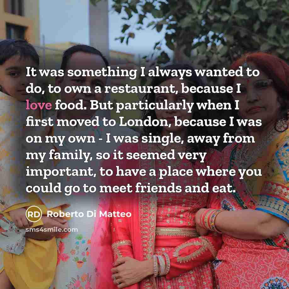 “It was something I always wanted to do, to own…” quote by Roberto Di Matteo