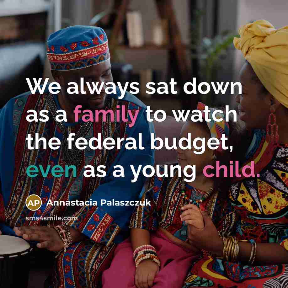 “We always sat down as a family to watch the…” quote by Annastacia Palaszczuk