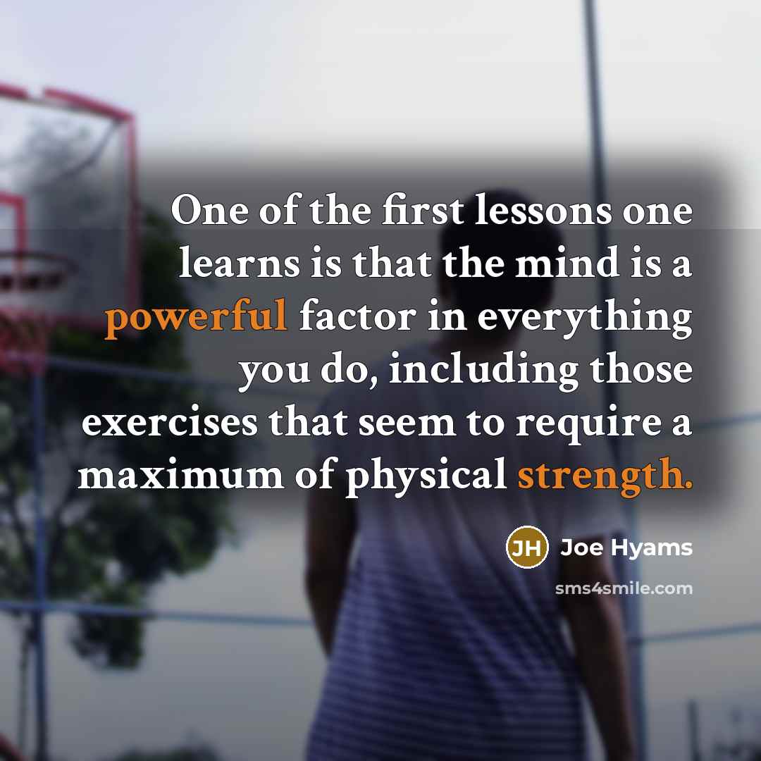 “One of the first lessons one learns is that the…” quote by Joe Hyams