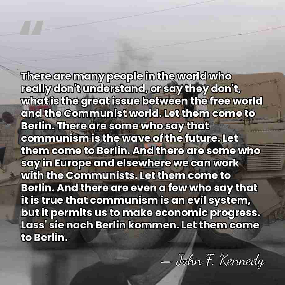There are many people in the world who really don't understand, or&hellip; - John F. Kennedy