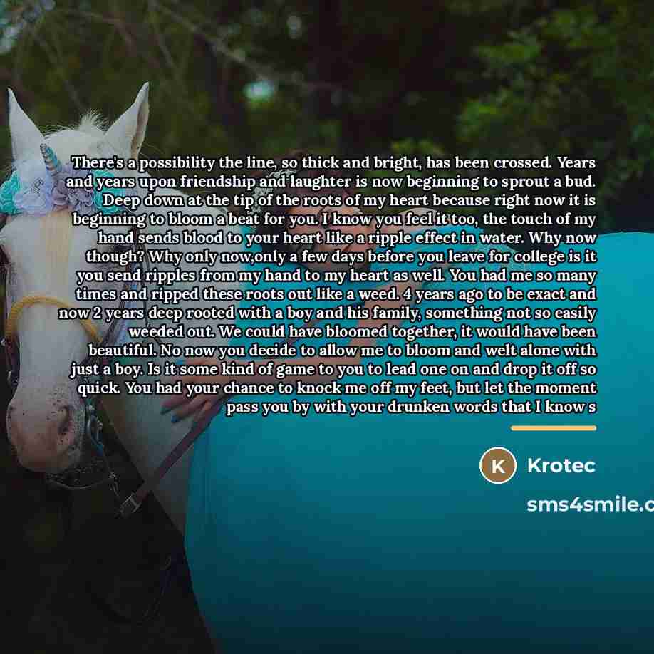“There's a possibility the line, so thick and bright, has…” quote by Krotec
