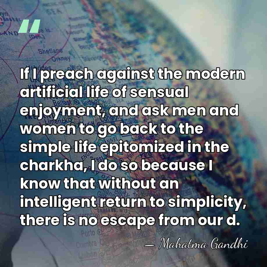 If I preach against the modern artificial life of sensual enjoyment, and&hellip; - Mahatma Gandhi