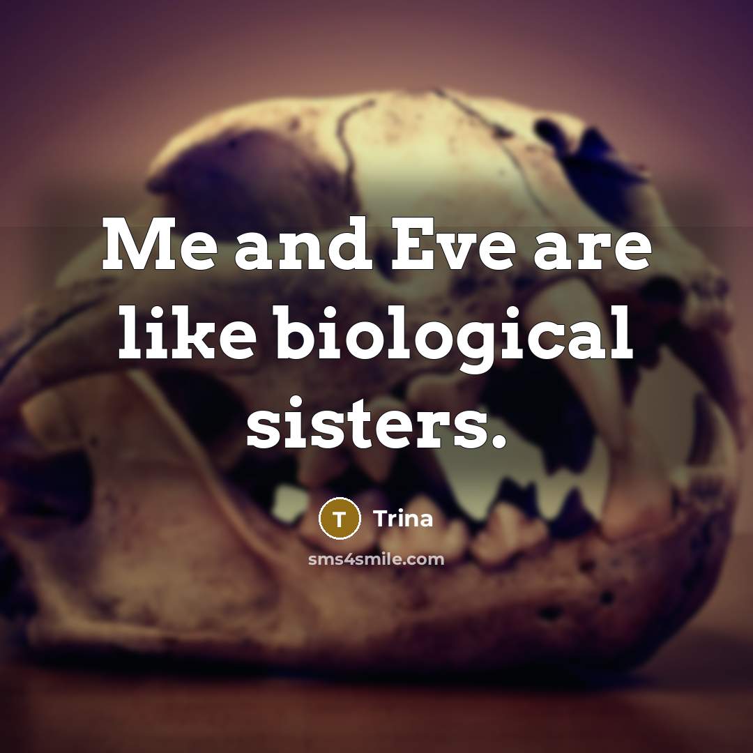 “Me and Eve are like biological sisters.…” quote by Trina