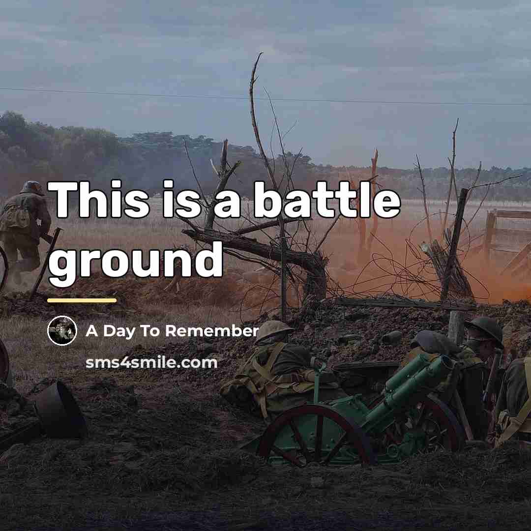 “This is a battle ground…” quote by A Day To Remember