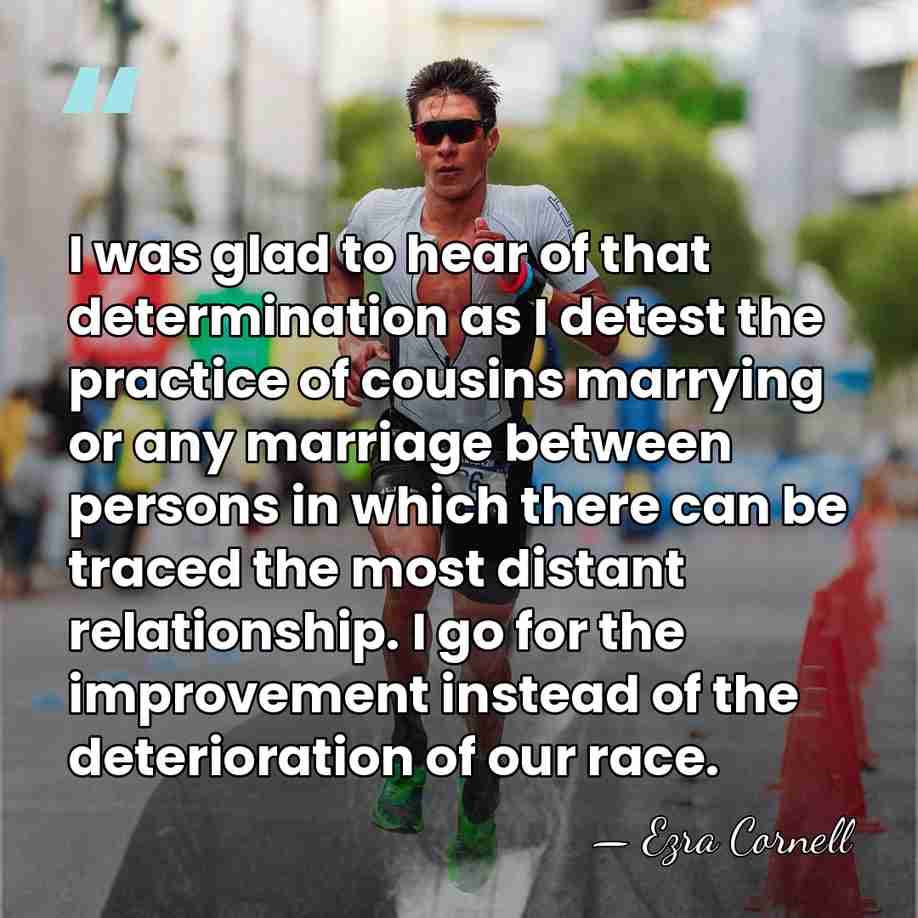 I was glad to hear of that determination as I detest the&hellip; - Ezra Cornell