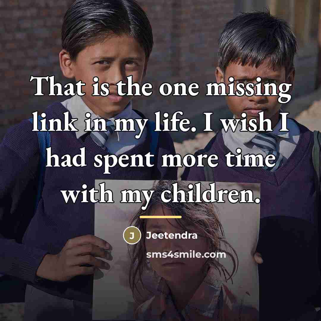 “That is the one missing link in my life. I…” quote by Jeetendra