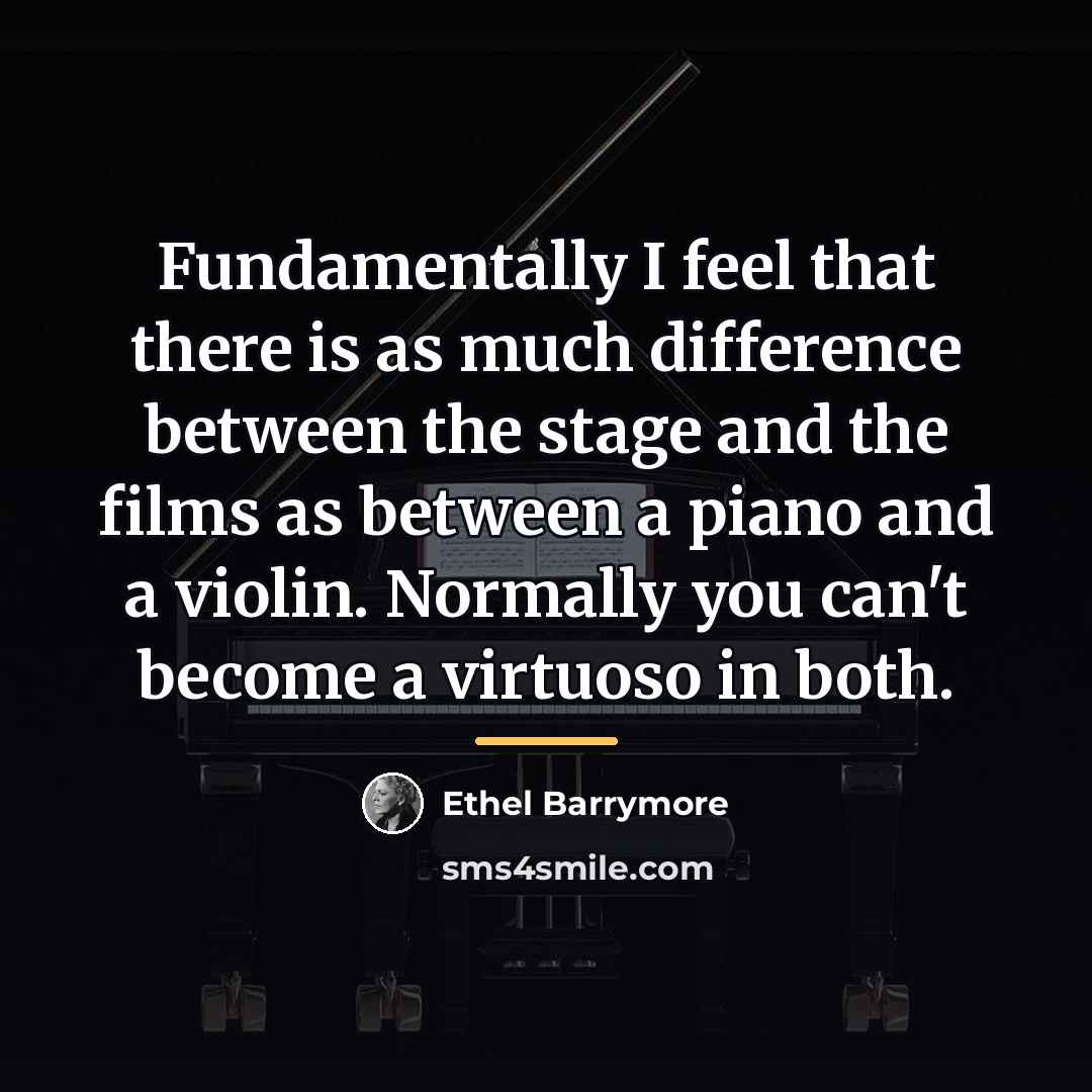“Fundamentally I feel that there is as much difference between…” quote by Ethel Barrymore