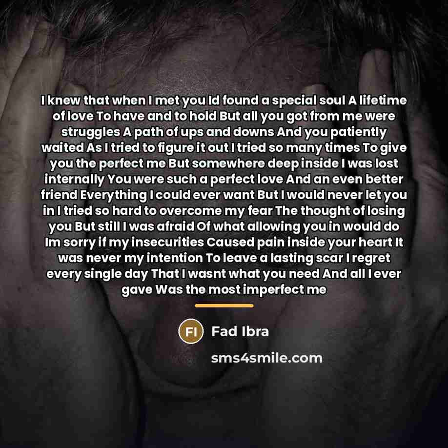 “I knew that when I met you Id found a…” quote by Fad Ibra