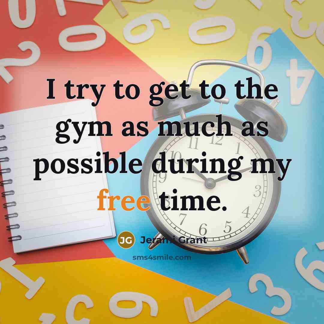 “I try to get to the gym as much as…” quote by Jerami Grant