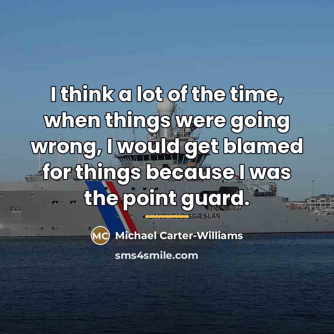 “I think a lot of the time, when things were…” quote by Michael Carter-Williams