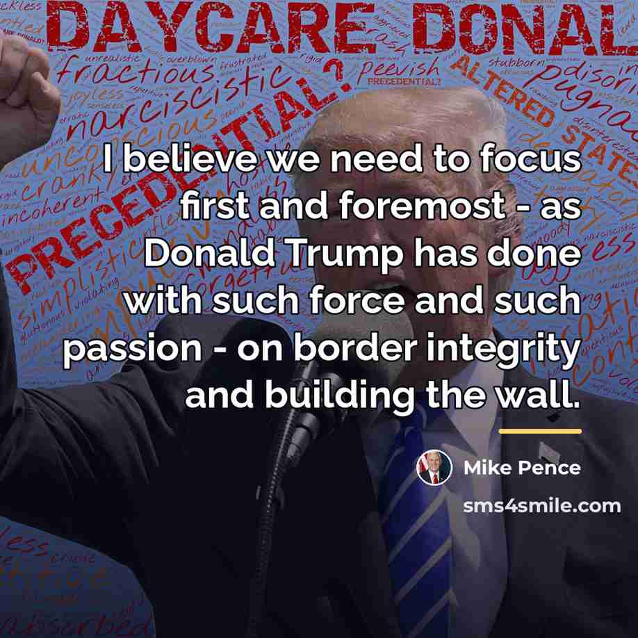 “I believe we need to focus first and foremost -…” quote by Mike Pence