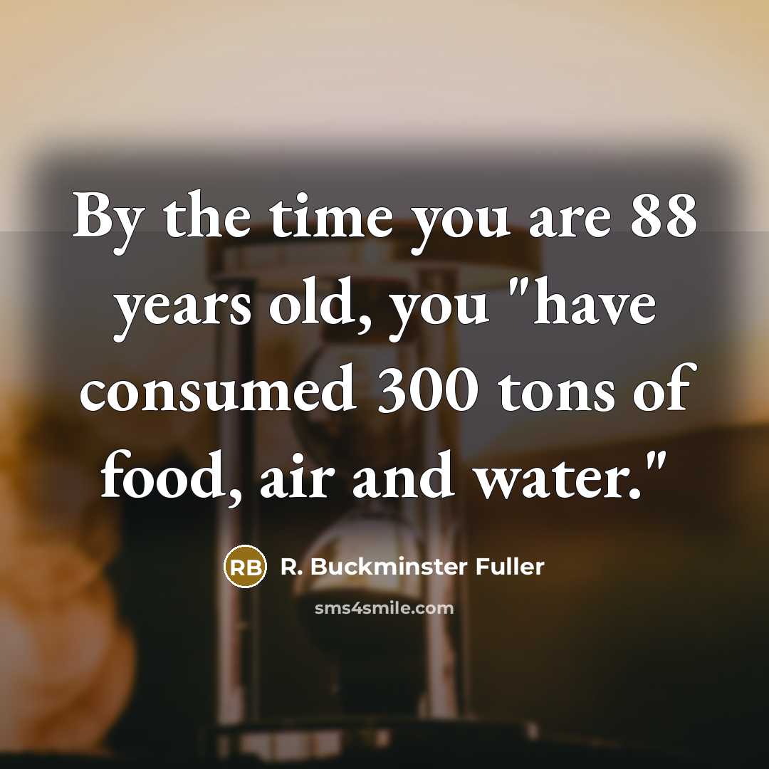 “By the time you are 88 years old, you "have…” quote by R. Buckminster Fuller
