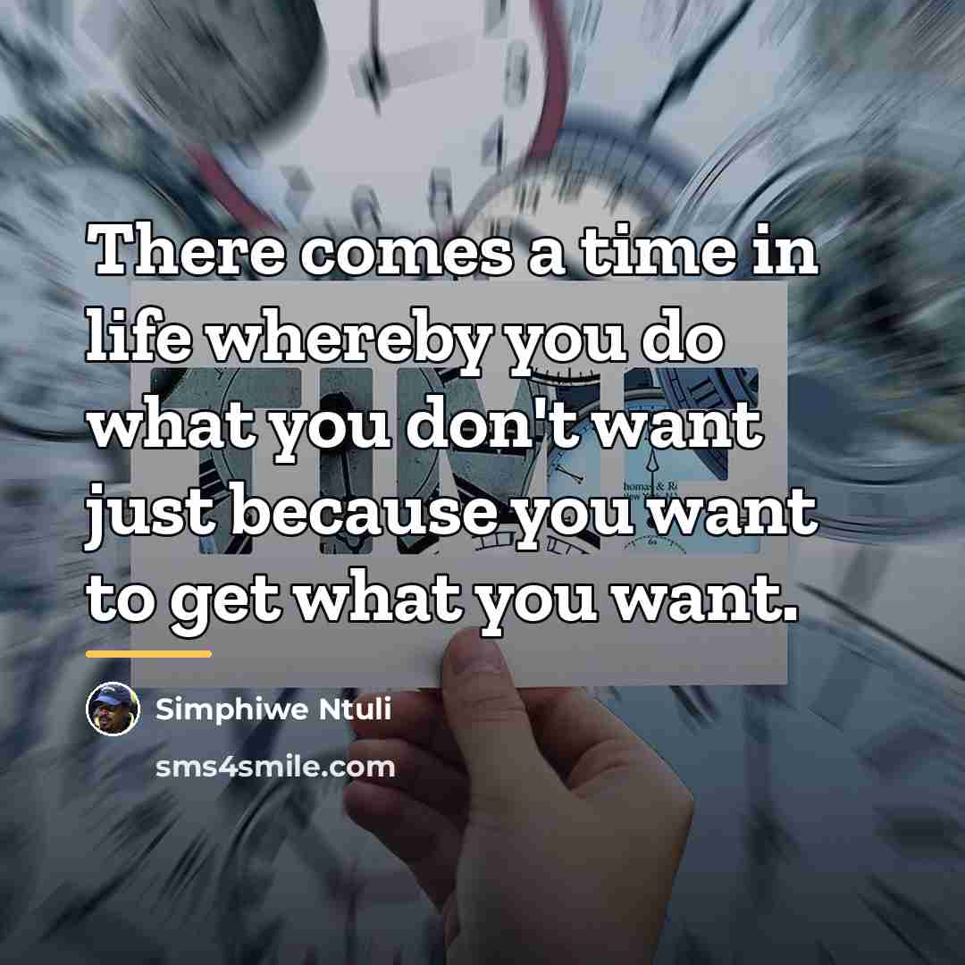 “There comes a time in life whereby you do what…” quote by Simphiwe Ntuli