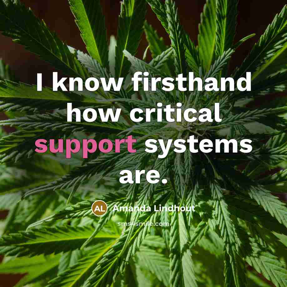 “I know firsthand how critical support systems are.…” quote by Amanda Lindhout