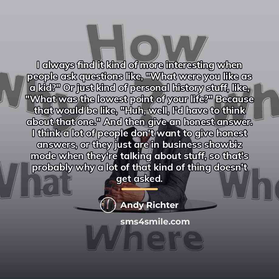 “I always find it kind of more interesting when people…” quote by Andy Richter