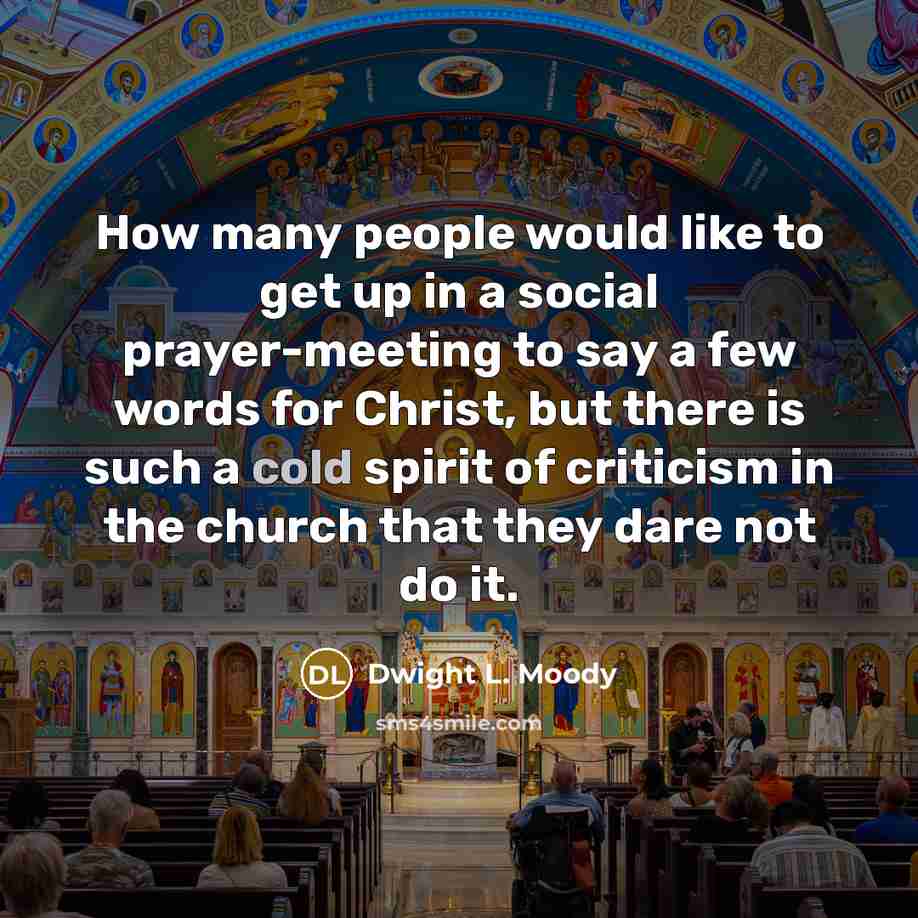 “How many people would like to get up in a…” quote by Dwight L. Moody