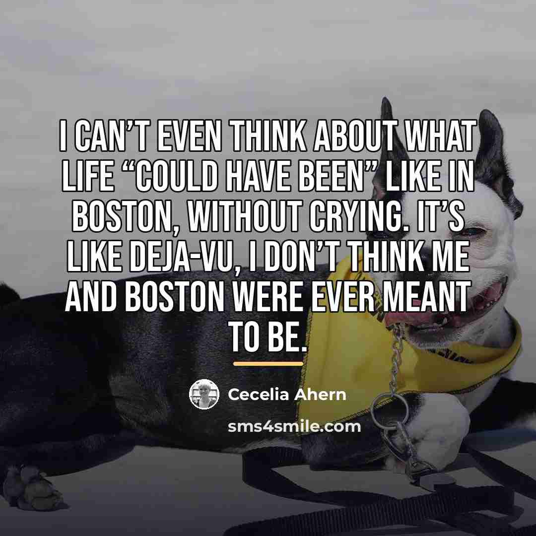 “I can’t even think about what life “could have been”…” quote by Cecelia Ahern