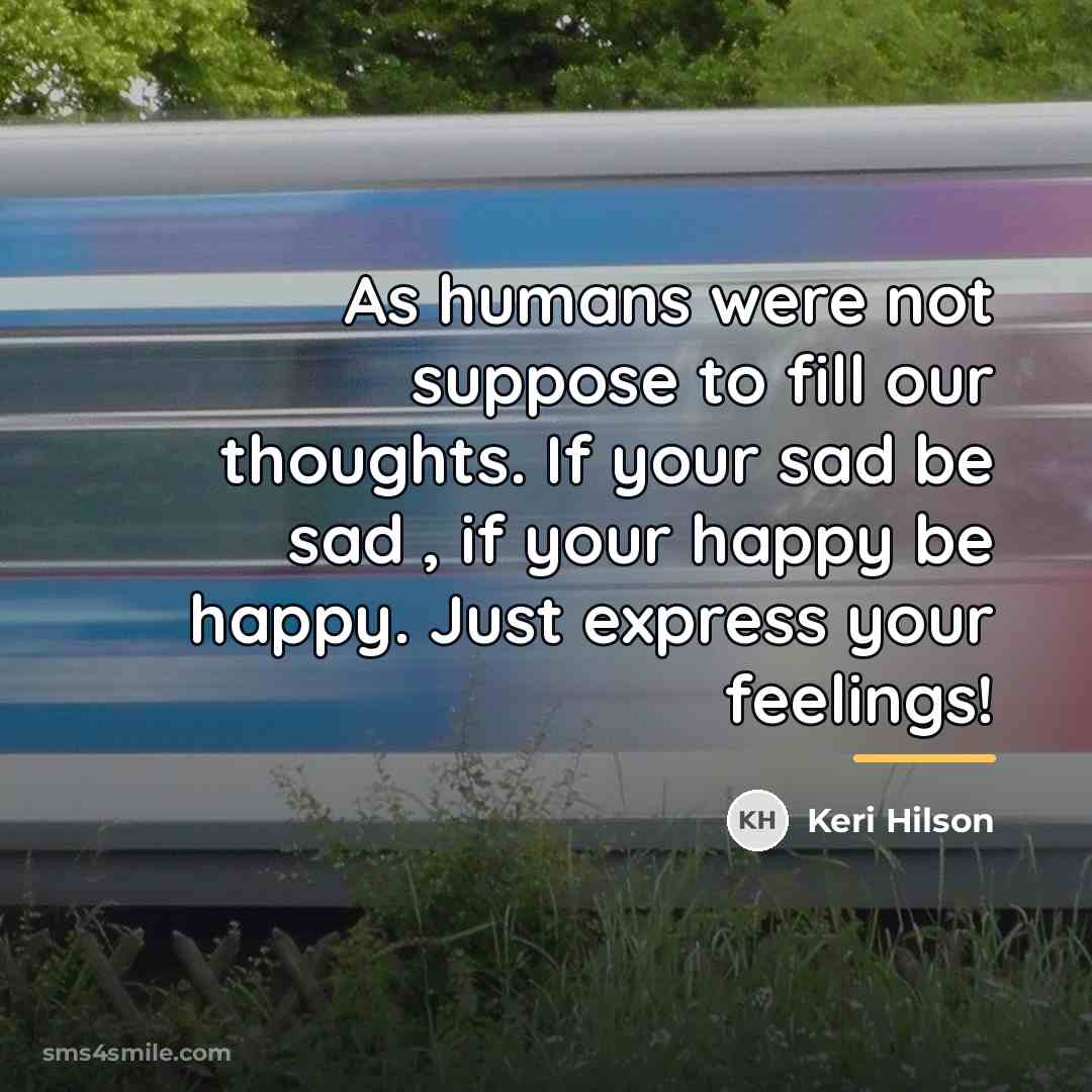 “As humans were not suppose to fill our thoughts. If…” quote by Keri Hilson