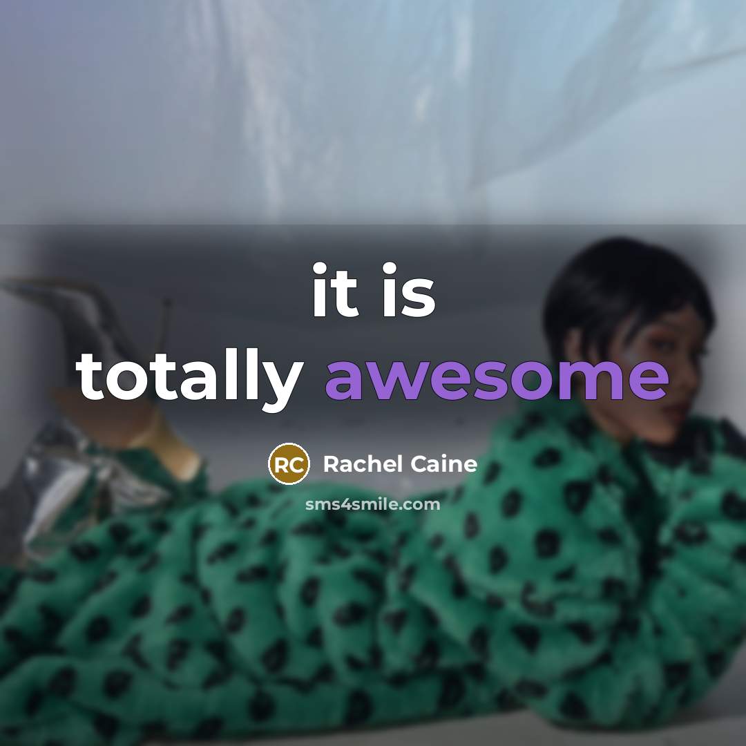 “it is totally awesome” quote by Rachel Caine