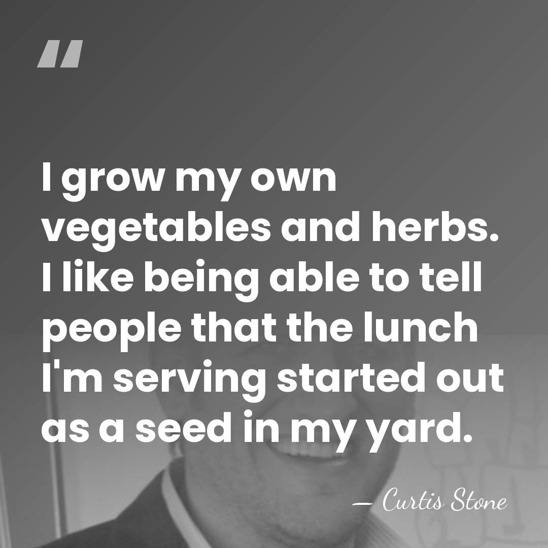 I grow my own vegetables and herbs. I like being able to&hellip; - Curtis Stone