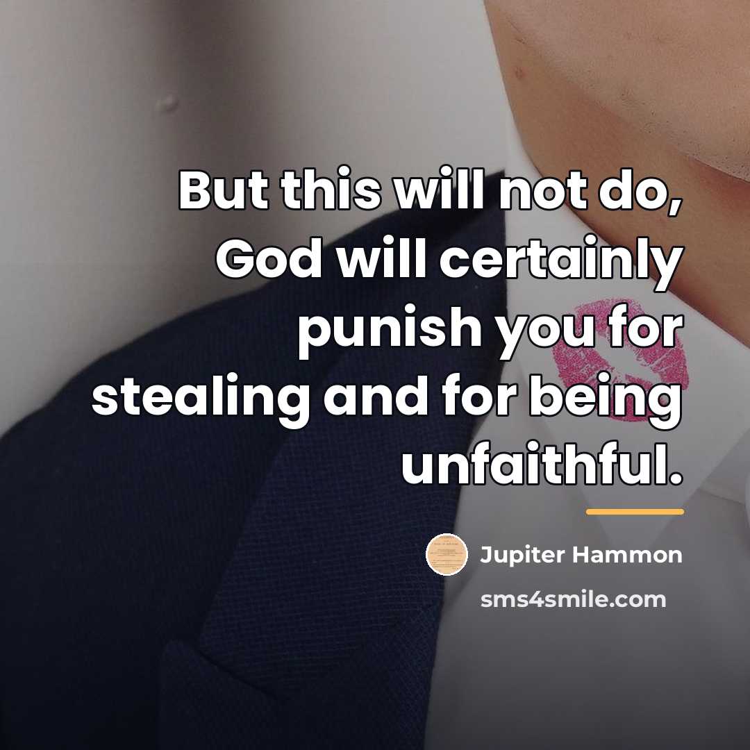 “But this will not do, God will certainly punish you…” quote by Jupiter Hammon