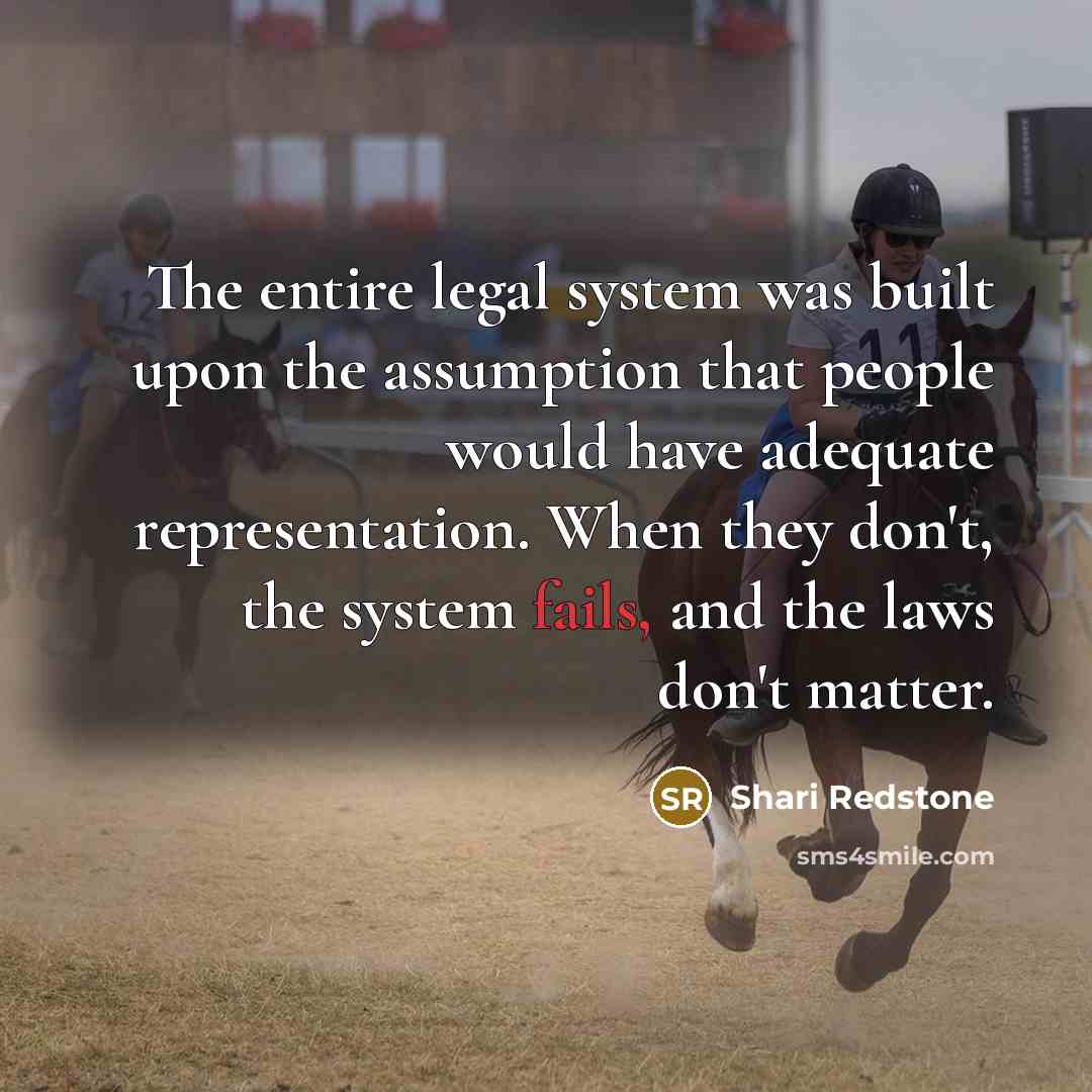 “The entire legal system was built upon the assumption that…” quote by Shari Redstone