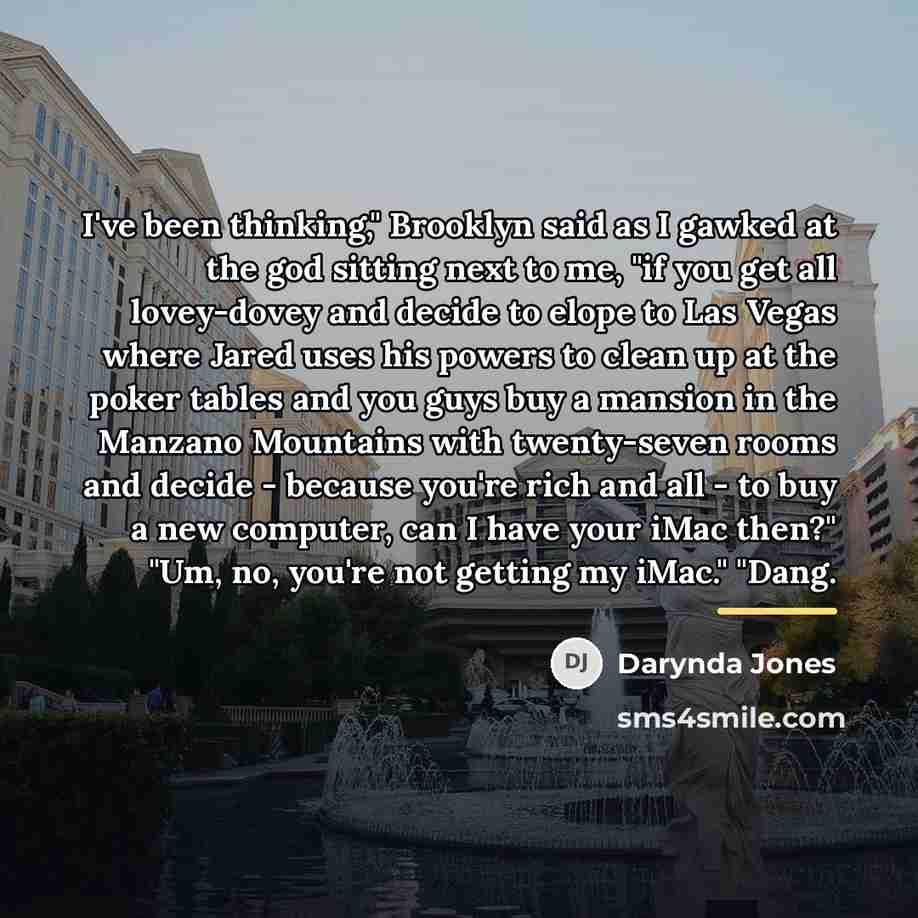 “I've been thinking," Brooklyn said as I gawked at the…” quote by Darynda Jones
