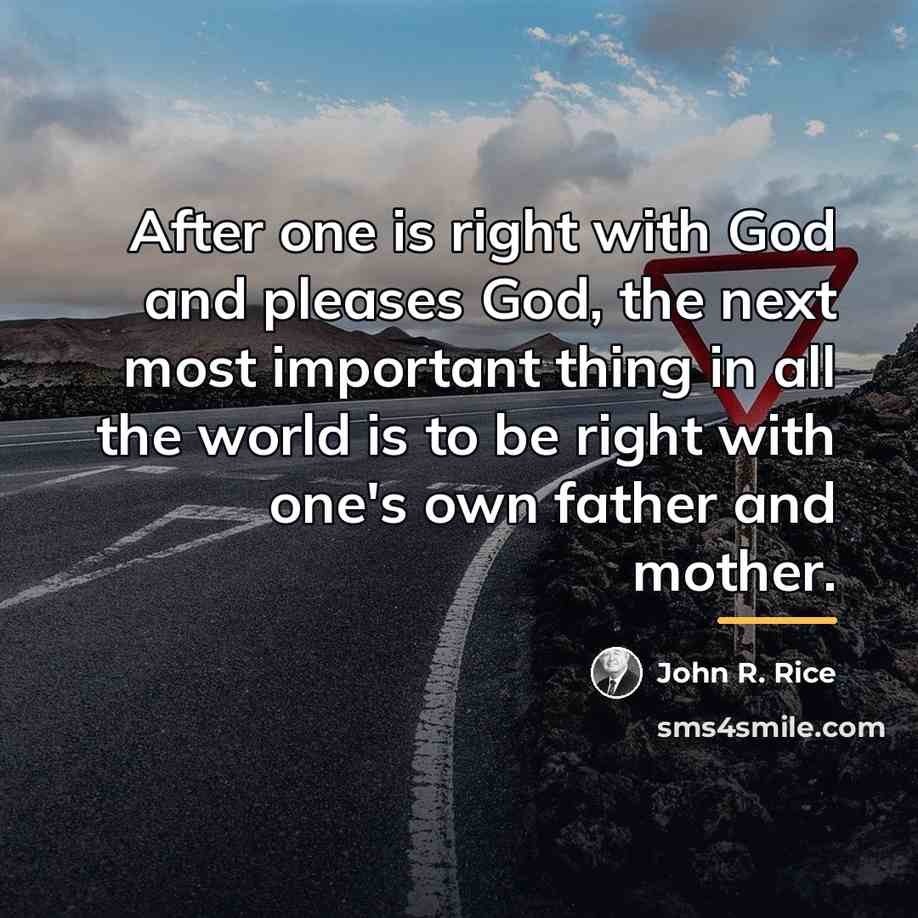 “After one is right with God and pleases God, the…” quote by John R. Rice