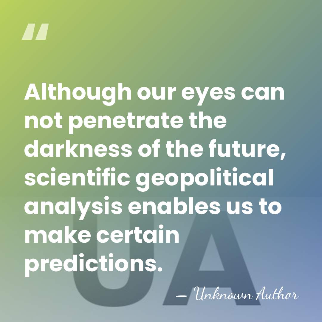 Although our eyes can not penetrate the darkness of the future, scientific&hellip; - Unknown Author