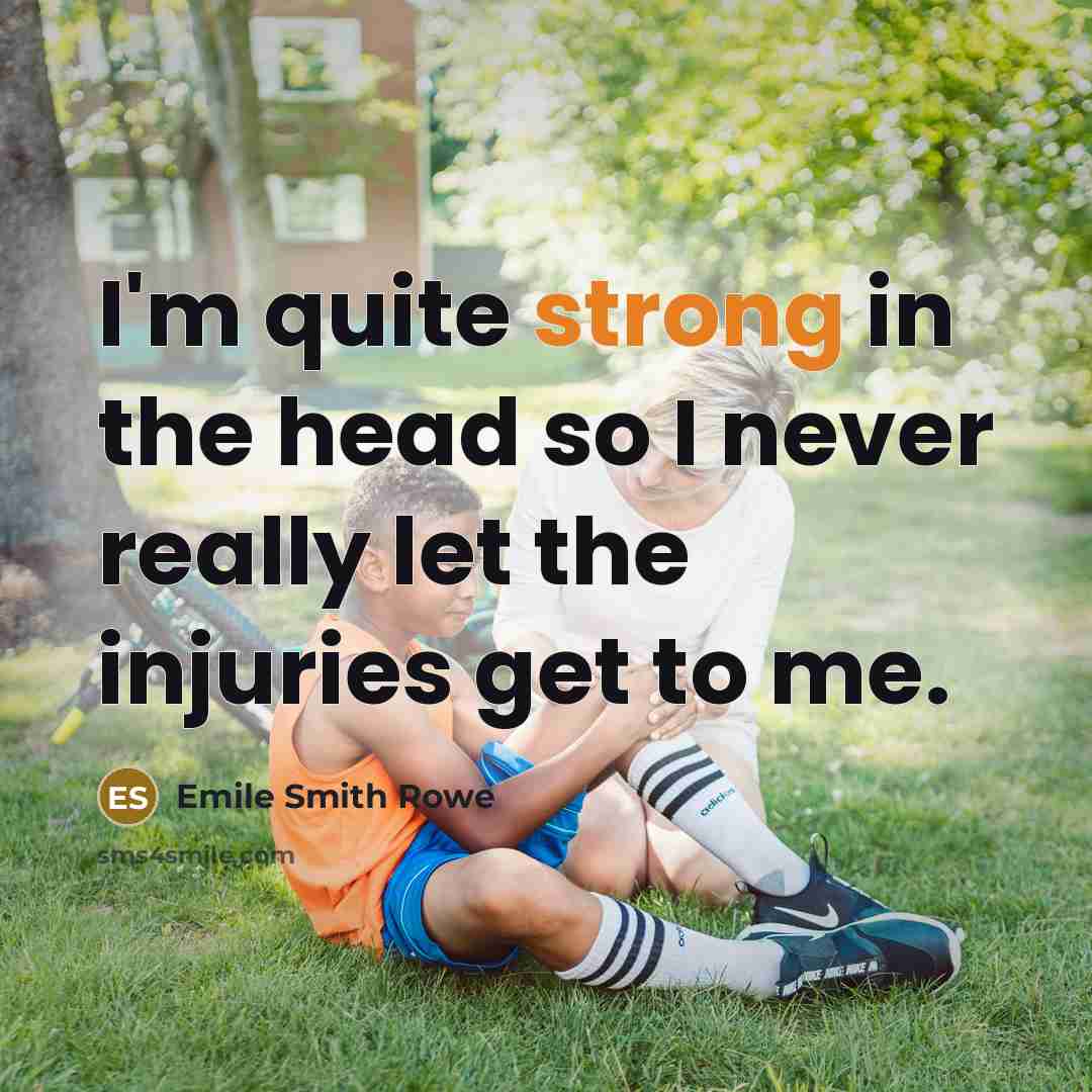 “I'm quite strong in the head so I never really…” quote by Emile Smith Rowe