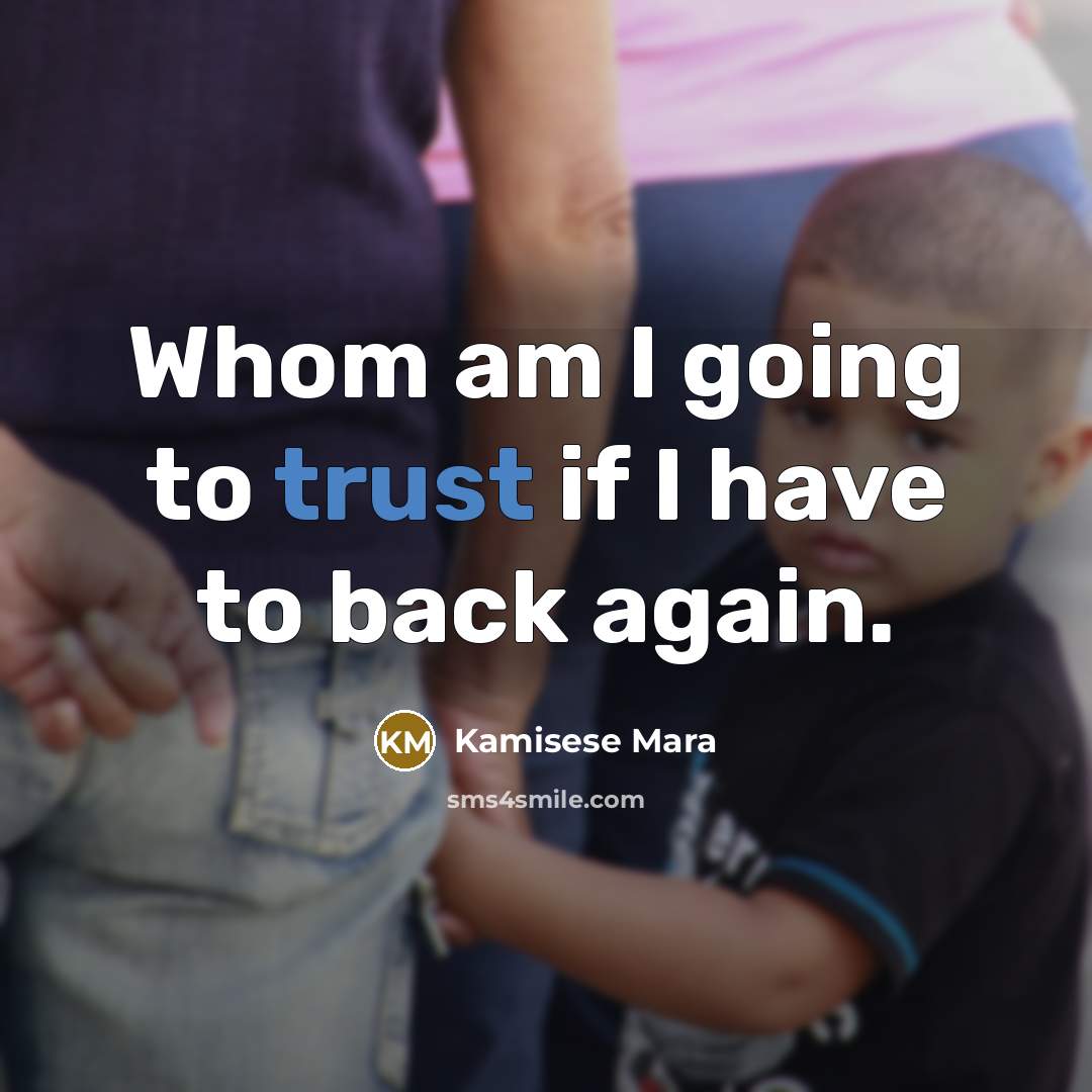 “Whom am I going to trust if I have to…” quote by Kamisese Mara