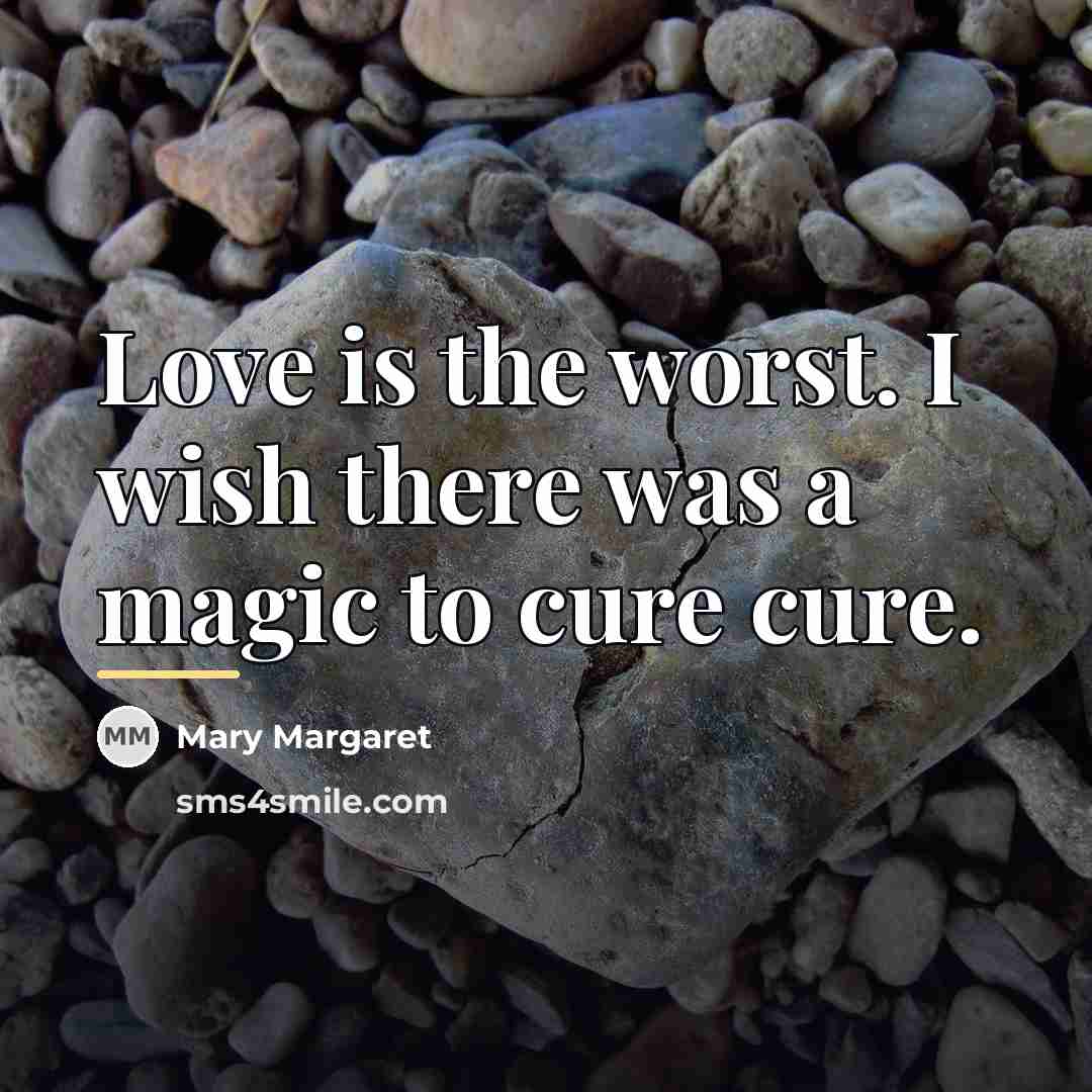 “Love is the worst. I wish there was a magic…” quote by Mary Margaret
