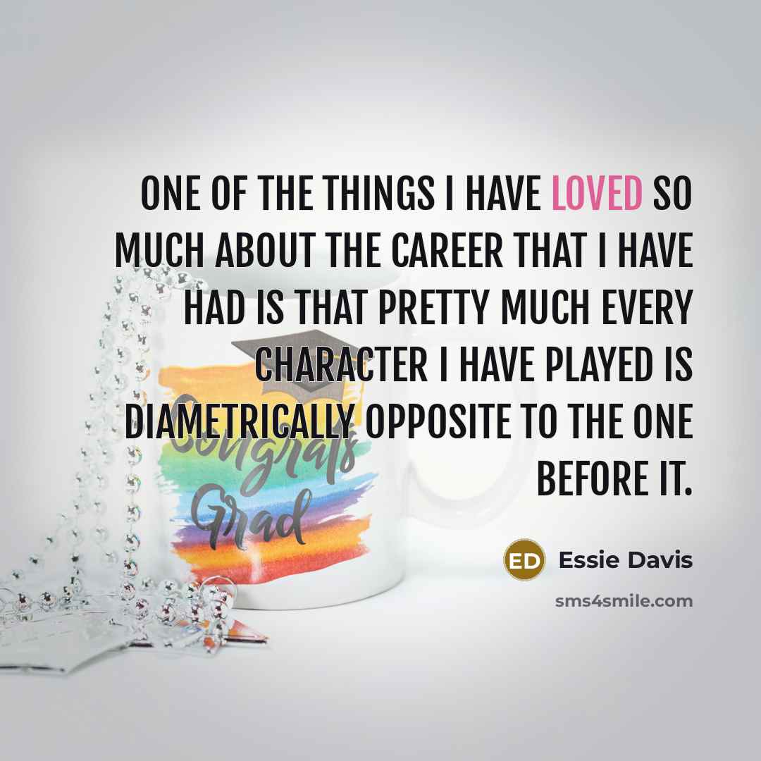 “One of the things I have loved so much about…” quote by Essie Davis