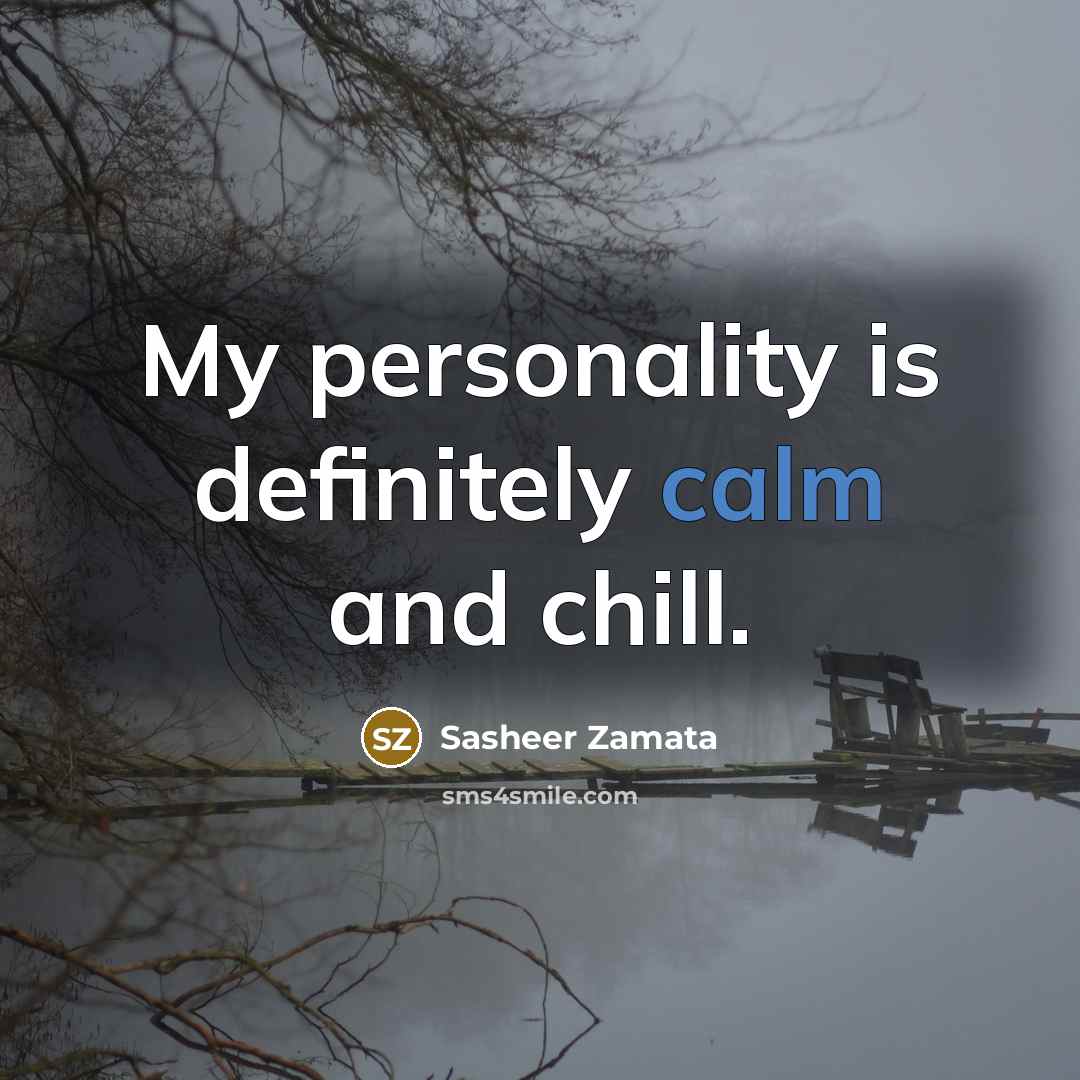 “My personality is definitely calm and chill.…” quote by Sasheer Zamata