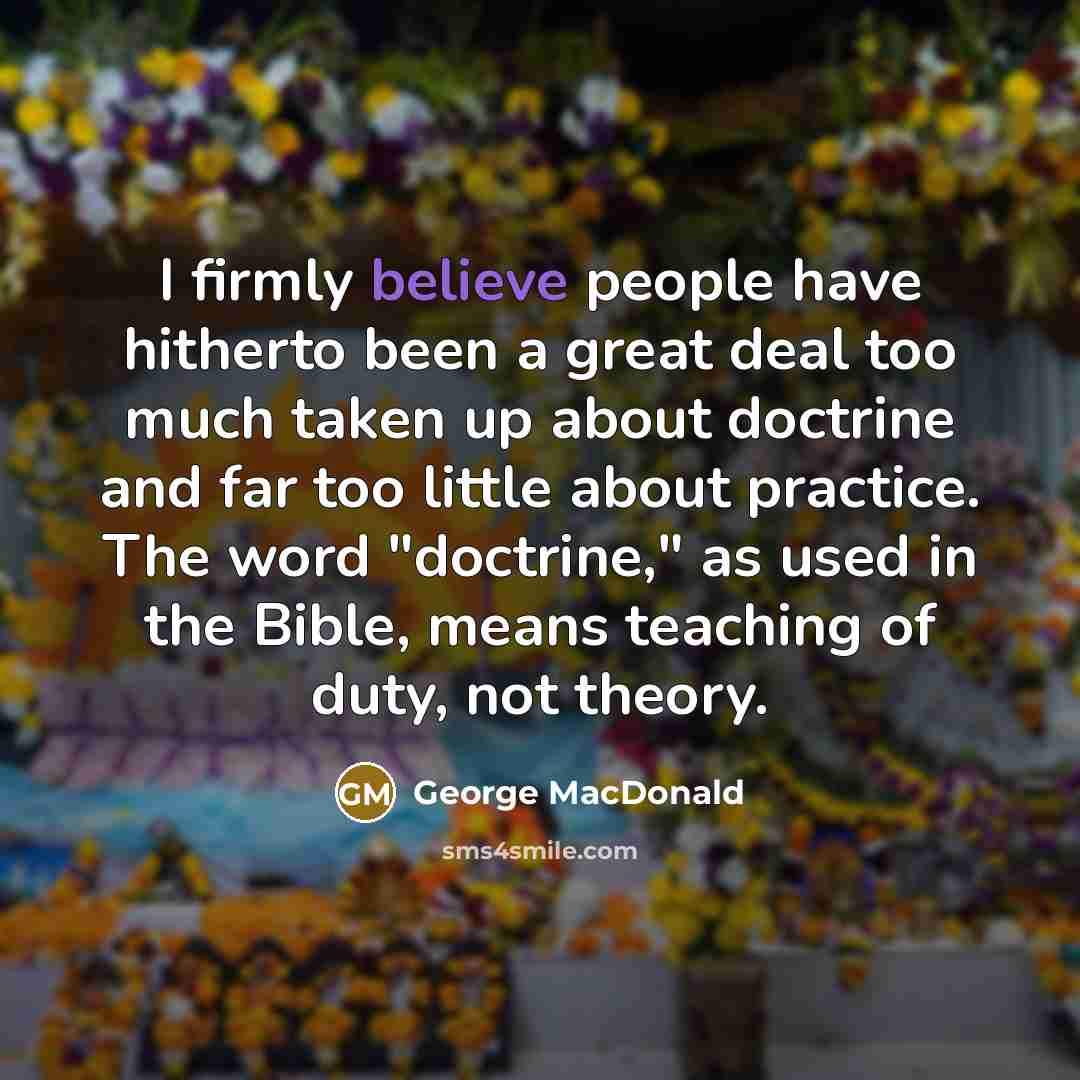 “I firmly believe people have hitherto been a great deal…” quote by George MacDonald