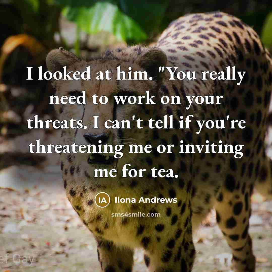 “I looked at him. "You really need to work on…” quote by Ilona Andrews
