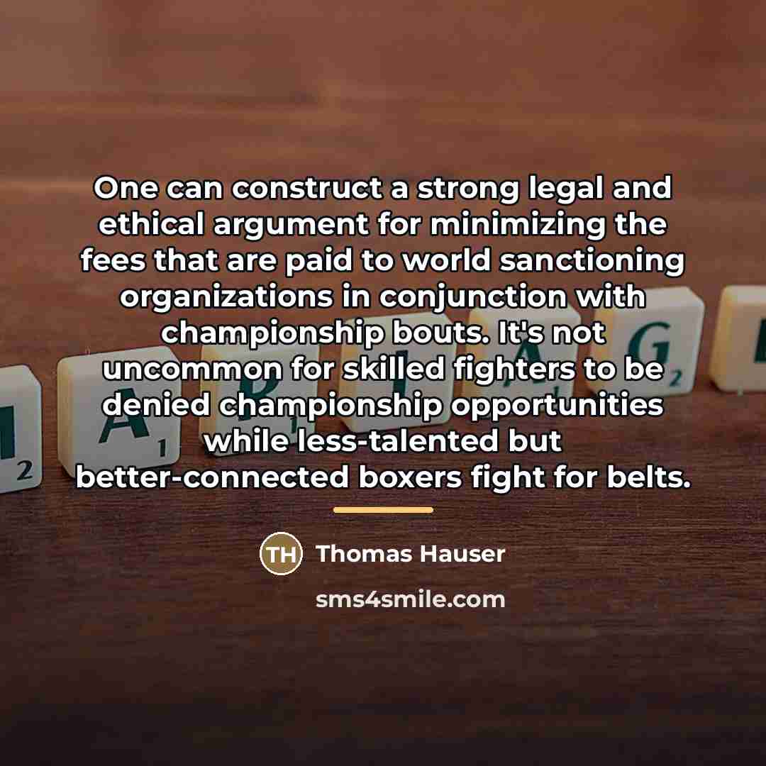 “One can construct a strong legal and ethical argument for…” quote by Thomas Hauser