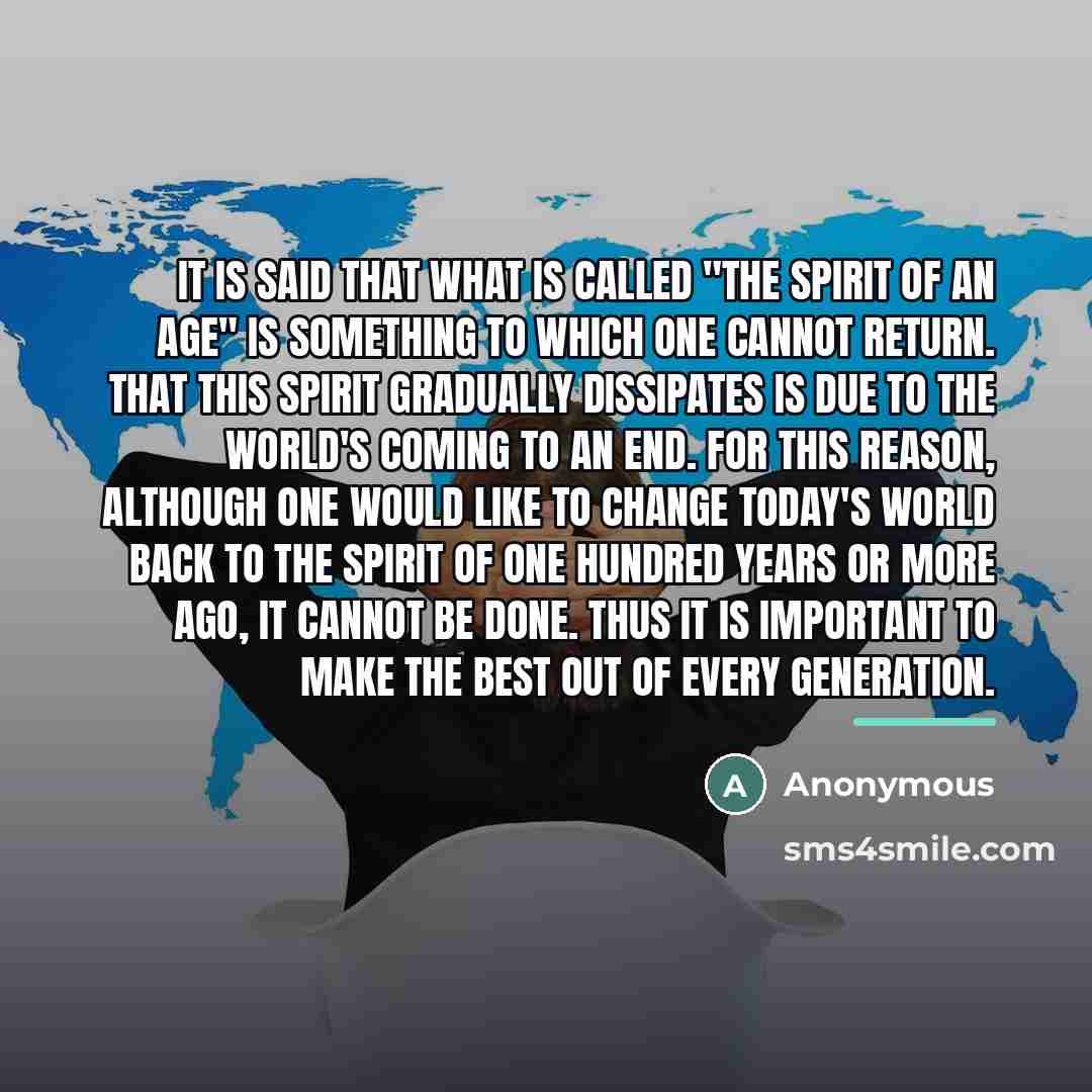 “It is said that what is called "the spirit of…” quote by Anonymous